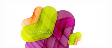 Renkli parlak oklar arka plan soyut