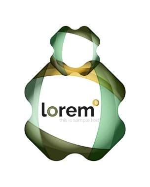 Soyut geometrik iş simgesi