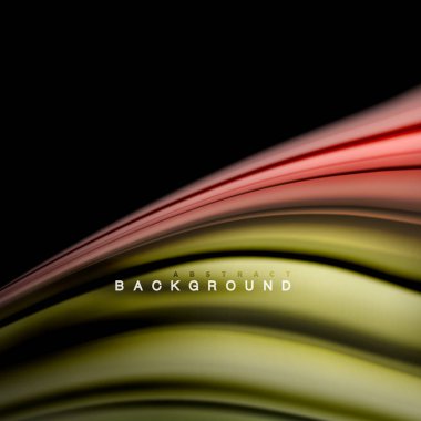 Arka plan soyut - sıvı renkli dalga