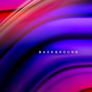 Arka plan soyut - sıvı renkli dalga