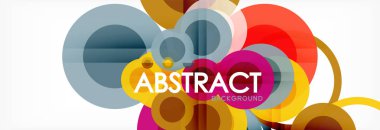 Daire kompozisyon arka plan