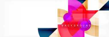 Modern geometrik soyut arkaplan