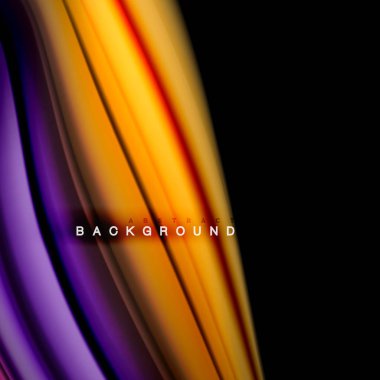 Arka plan soyut - sıvı renkli dalga