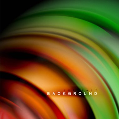 Arka plan soyut - sıvı renkli dalga