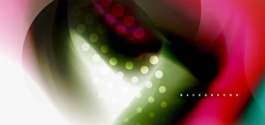 Renk akan dalga, trendy sıvı tasarım şablonu