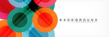 Daire kompozisyon arka plan