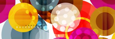 Daire kompozisyon arka plan