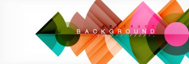 Modern geometrik soyut arkaplan