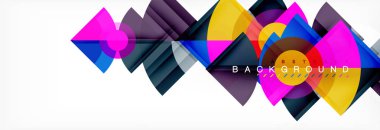 Modern geometrik soyut arkaplan