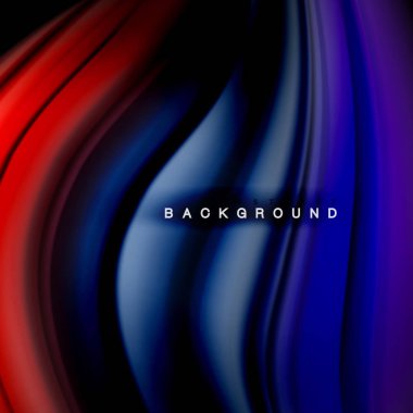 Arka plan soyut - sıvı renkli dalga