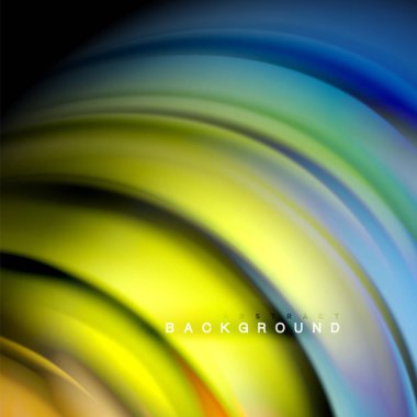 Arka plan soyut - sıvı renkli dalga