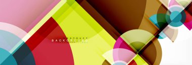 Arka plan parlak geometrik tasarım daireler