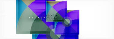 Modaya uygun daireler kompozisyon geometrik arka plan