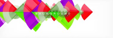 Modaya uygun daireler kompozisyon geometrik arka plan