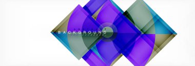 Modaya uygun daireler kompozisyon geometrik arka plan