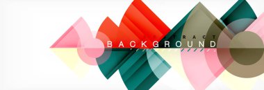 Modern geometrik soyut arkaplan