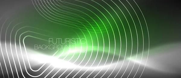 Cor Neon Vetorial Fundo Abstrato Design Vetorial —  Vetores de Stock