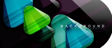 Geometrik arka plan, üçgenler