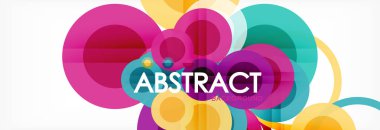 Çakışan daireye arka planı Tasarla