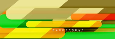 Soyut renkli çizgiler, modern geometrik arka plan tasarım