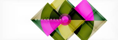 Modaya uygun daireler kompozisyon geometrik arka plan