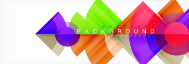 Modern geometrik soyut arkaplan