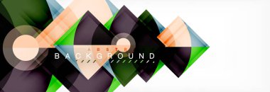 Modaya uygun daireler kompozisyon geometrik arka plan