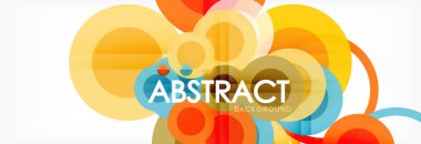 Daire kompozisyon arka plan