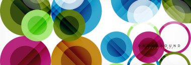 Daire kompozisyon arka plan