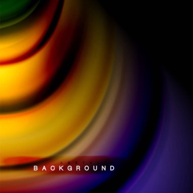 Arka plan soyut - sıvı renkli dalga