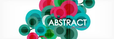 Daire kompozisyon arka plan