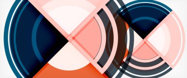 Çok renkli yuvarlak şekiller arka plan