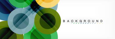 Daire kompozisyon arka plan