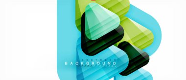 Geometrik arka plan, üçgenler