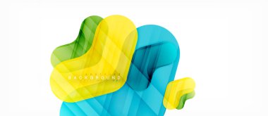 Renkli parlak oklar arka plan soyut