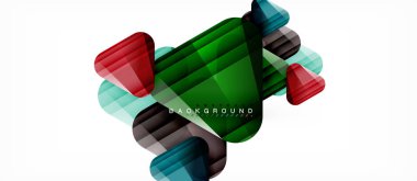 Geometrik arka plan, üçgenler