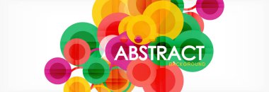 Daire kompozisyon arka plan