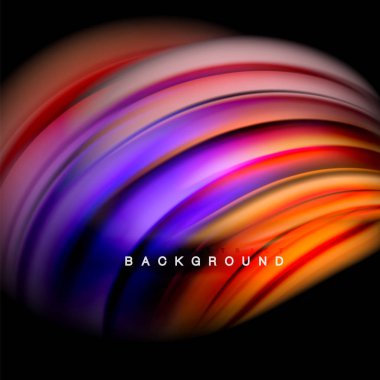 Arka plan soyut - sıvı renkli dalga