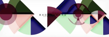 Modern geometrik soyut arkaplan