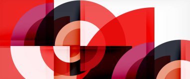 Daire arka plan, geometrik modern tasarım şablonu