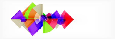 Modern geometrik soyut arkaplan