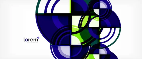 Moderne geometrische abstracte achtergrond — Stockvector