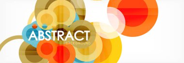 Daire kompozisyon arka plan