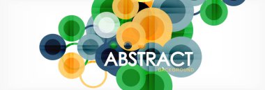 Daire kompozisyon arka plan