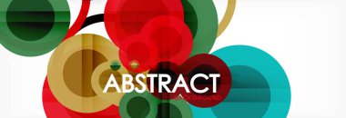 Daire kompozisyon arka plan