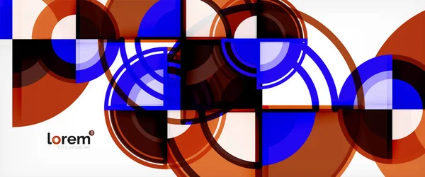 Moderne geometrische abstracte achtergrond — Stockvector