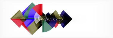 Modaya uygun daireler kompozisyon geometrik arka plan