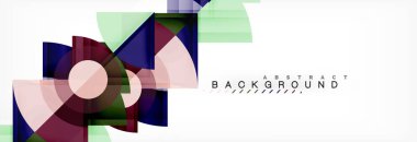 Modern geometrik soyut arkaplan