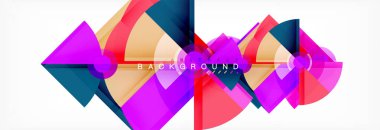 Modern geometrik soyut arkaplan