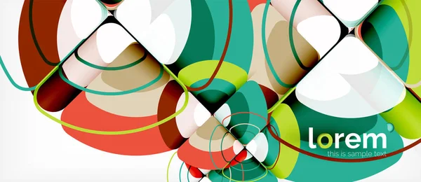 Circle fundo abstrato —  Vetores de Stock